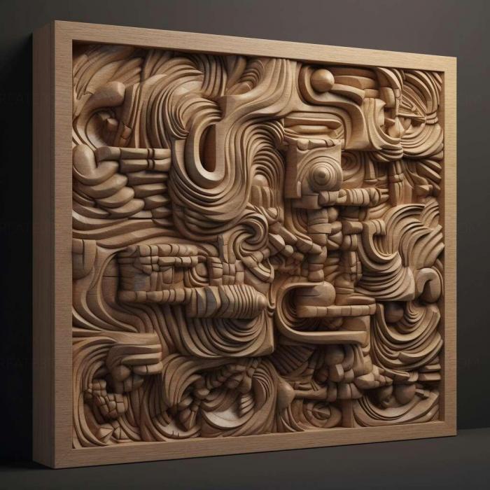 نموذج ثلاثي الأبعاد لآلة CNC 3D Art 